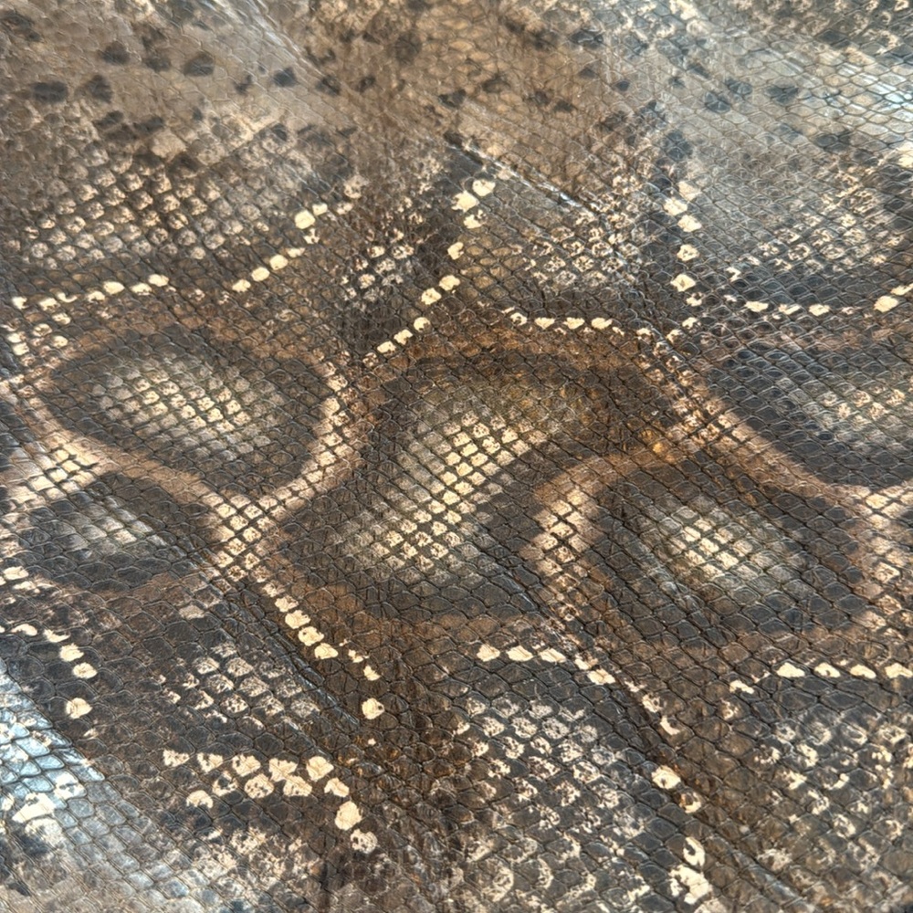 New Reversible Real Python Tote Bag Made In Italy - image 5